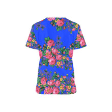 Load image into Gallery viewer, Kokum&#39;s Revenge Royal All Over Print Scrub Top Scrub Top e-joyer 
