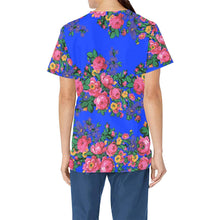 Load image into Gallery viewer, Kokum&#39;s Revenge Royal All Over Print Scrub Top Scrub Top e-joyer 
