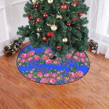 Load image into Gallery viewer, Kokum&#39;s Revenge- Royal Christmas Tree Skirt 47&quot; x 47&quot; Christmas Tree Skirt e-joyer 
