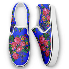 Load image into Gallery viewer, Kokum&#39;s Revenge Royal Otoyimm Kid&#39;s Canvas Slip On Shoes 49 Dzine 
