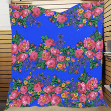 Load image into Gallery viewer, Kokum&#39;s Revenge- Royal Quilt 70&quot;x80&quot; Quilt 70&quot;x80&quot; e-joyer 
