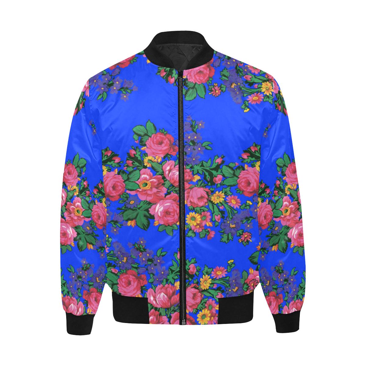 Kokum's Revenge- Royal Unisex Heavy Bomber Jacket with Quilted Lining All Over Print Quilted Jacket for Men (H33) e-joyer 