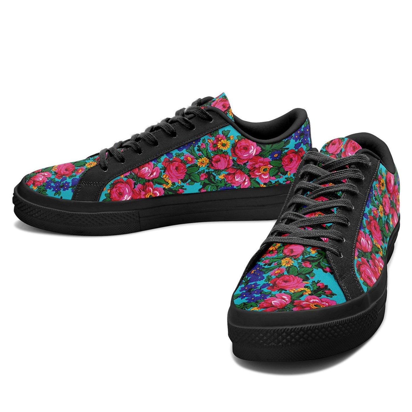 Kokum's Revenge - Sky Aapisi Low Top Canvas Shoes Black Sole 49 Dzine 