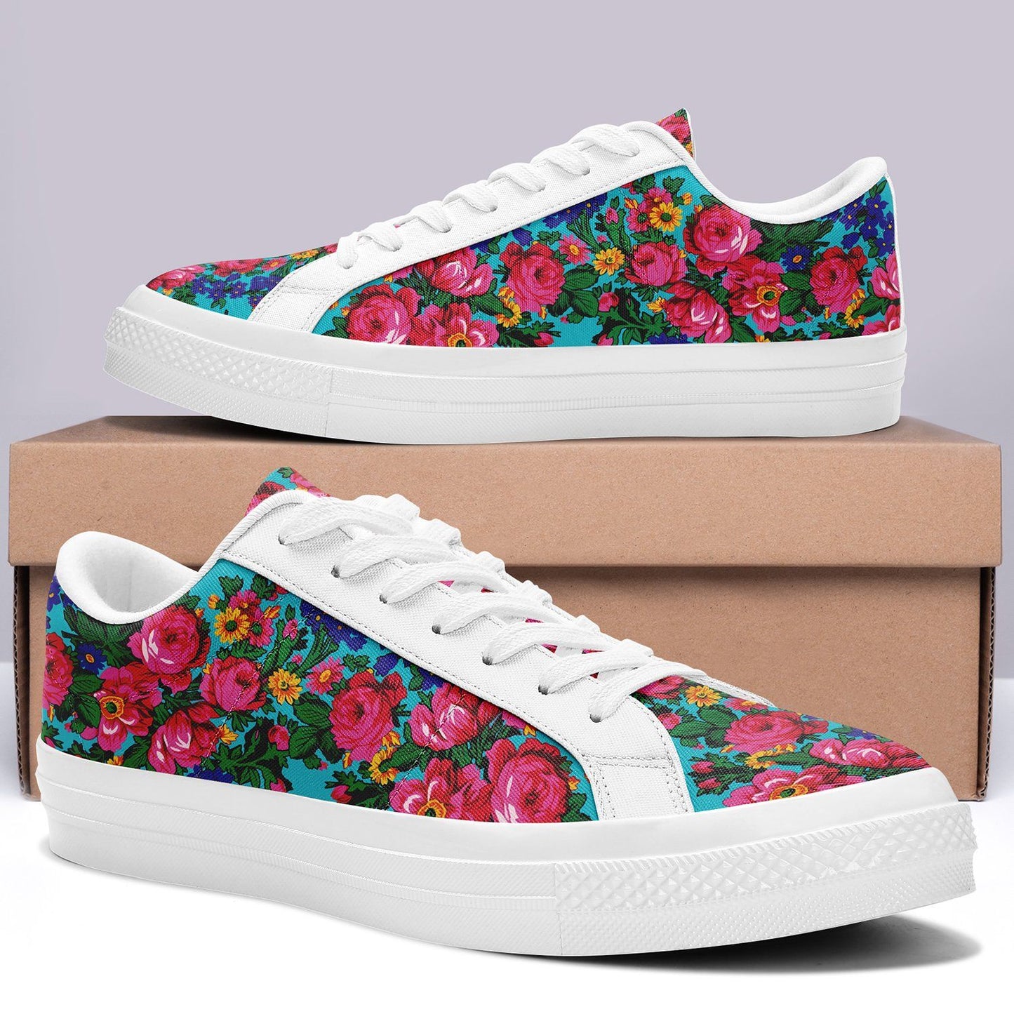 Kokum's Revenge - Sky Aapisi Low Top Canvas Shoes White Sole 49 Dzine 