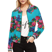 Load image into Gallery viewer, Kokum&#39;s Revenge-Sky All Over Print Bomber Jacket for Women (Model H21) All Over Print Bomber Jacket for Women (H21) e-joyer 
