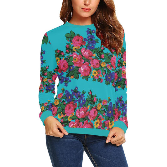 Kokum's Revenge-Sky All Over Print Crewneck Sweatshirt for Women (Model H18) Crewneck Sweatshirt for Women (H18) e-joyer 