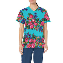 Load image into Gallery viewer, Kokum&#39;s Revenge Sky All Over Print Scrub Top Scrub Top e-joyer 
