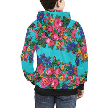 Load image into Gallery viewer, Kokum&#39;s Revenge Sky Kids&#39; All Over Print Hoodie (Model H38) Kids&#39; AOP Hoodie (H38) e-joyer 
