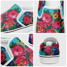 Load image into Gallery viewer, Kokum&#39;s Revenge Sky Otoyimm Canvas Slip On Shoes 49 Dzine 
