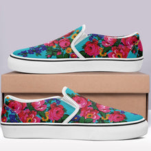 Load image into Gallery viewer, Kokum&#39;s Revenge Sky Otoyimm Kid&#39;s Canvas Slip On Shoes 49 Dzine 
