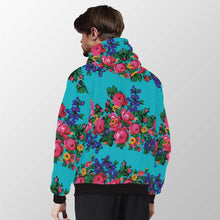 Load image into Gallery viewer, Kokum&#39;s Revenge Sky Sherpa Hoodie 49 Dzine 
