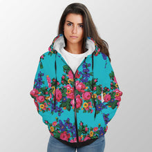 Load image into Gallery viewer, Kokum&#39;s Revenge Sky Sherpa Hoodie 49 Dzine 
