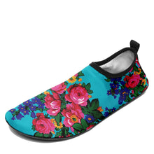 Load image into Gallery viewer, Kokum&#39;s Revenge Sky Sockamoccs Kid&#39;s Slip On Shoes 49 Dzine 
