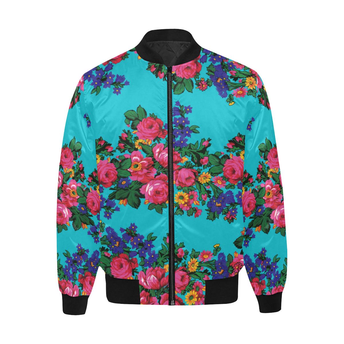 Kokum's Revenge-Sky Unisex Heavy Bomber Jacket with Quilted Lining All Over Print Quilted Jacket for Men (H33) e-joyer 