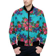 Load image into Gallery viewer, Kokum&#39;s Revenge-Sky Unisex Heavy Bomber Jacket with Quilted Lining All Over Print Quilted Jacket for Men (H33) e-joyer 
