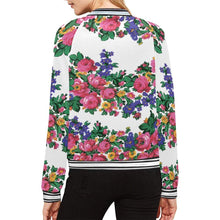 Load image into Gallery viewer, Kokum&#39;s Revenge-White All Over Print Bomber Jacket for Women (Model H21) All Over Print Bomber Jacket for Women (H21) e-joyer 
