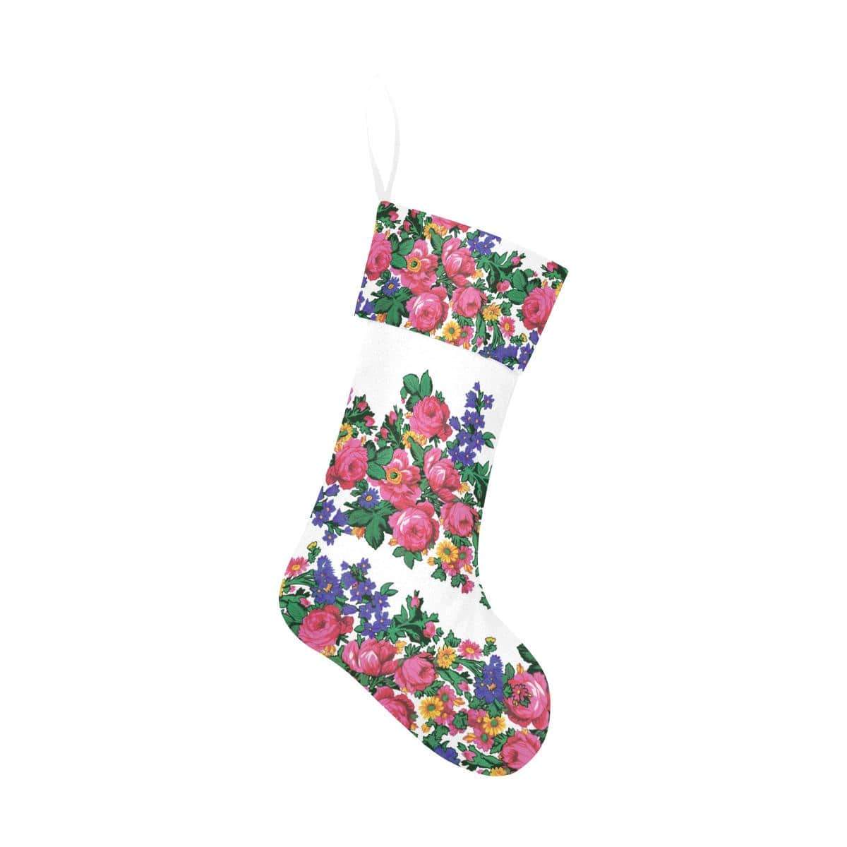 Kokum's Revenge-White Christmas Stocking Christmas Stocking e-joyer 