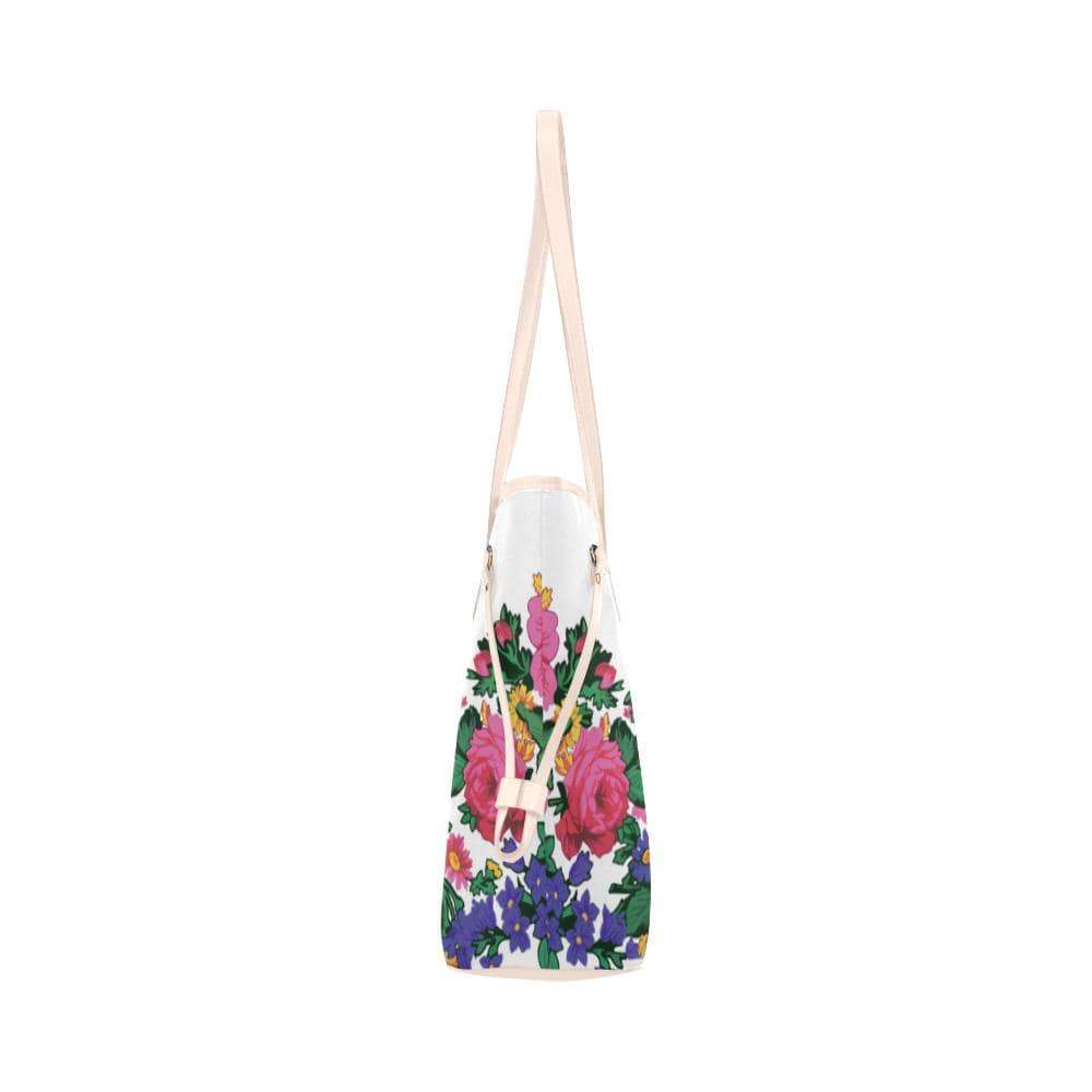 Kokum's Revenge-White Clover Canvas Tote Bag (Model 1661) Clover Canvas Tote Bag (1661) e-joyer 