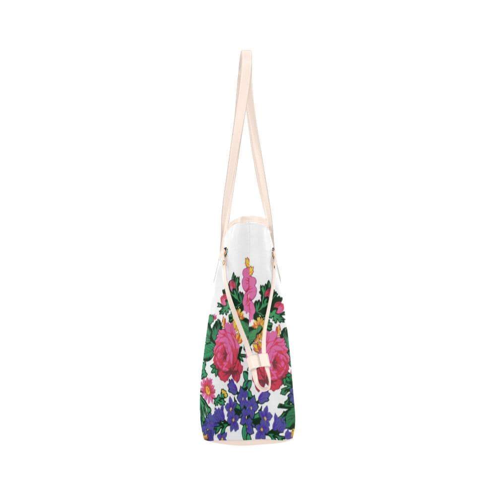 Kokum's Revenge-White Clover Canvas Tote Bag (Model 1661) Clover Canvas Tote Bag (1661) e-joyer 