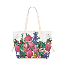 Load image into Gallery viewer, Kokum&#39;s Revenge-White Clover Canvas Tote Bag (Model 1661) Clover Canvas Tote Bag (1661) e-joyer 
