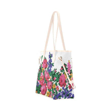 Load image into Gallery viewer, Kokum&#39;s Revenge-White Clover Canvas Tote Bag (Model 1661) Clover Canvas Tote Bag (1661) e-joyer 
