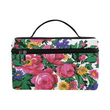 Load image into Gallery viewer, Kokum&#39;s Revenge-White Cosmetic Bag/Large (Model 1658) Cosmetic Bag e-joyer 
