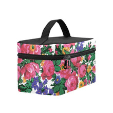 Load image into Gallery viewer, Kokum&#39;s Revenge-White Cosmetic Bag/Large (Model 1658) Cosmetic Bag e-joyer 
