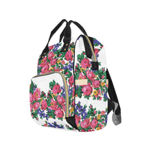 Load image into Gallery viewer, Kokum&#39;s Revenge-White Multi-Function Diaper Backpack (Model 1688) Diaper Backpack (1688) e-joyer 
