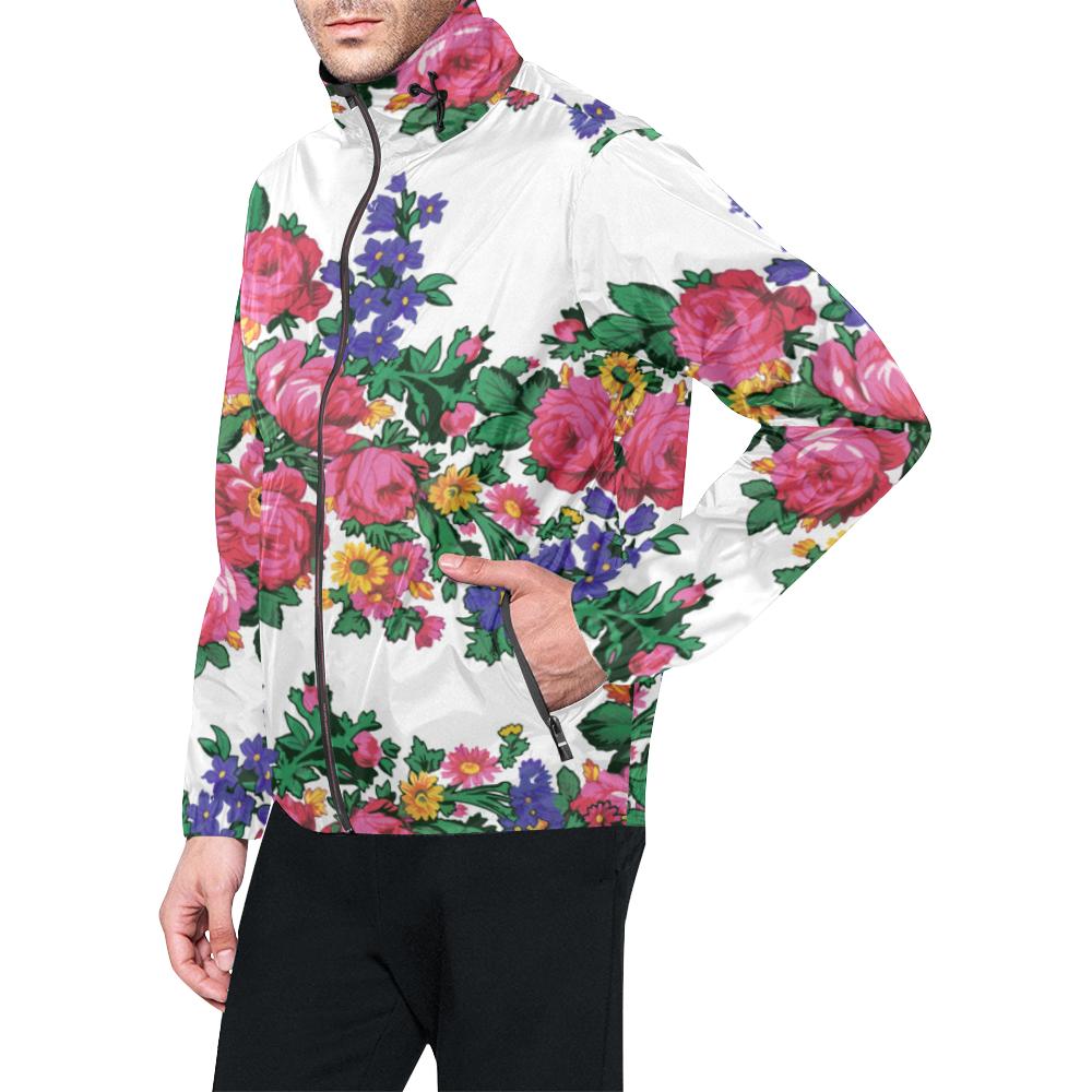 Kokum's Revenge White Unisex All Over Print Windbreaker (Model H23) All Over Print Windbreaker for Men (H23) e-joyer 