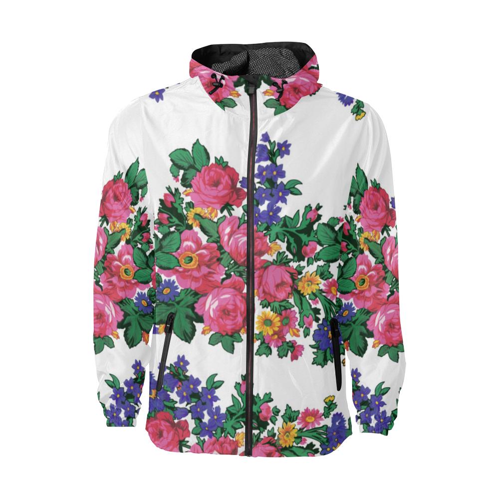 Kokum's Revenge White Windbreaker – Men's Jacket by 49 Dzine