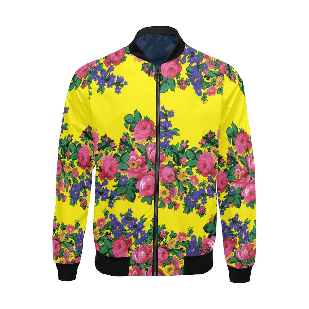 Kokum's Revenge-Yellow All Over Print Bomber Jacket for Men/Large Size (Model H19) All Over Print Bomber Jacket for Men/Large (H19) e-joyer 