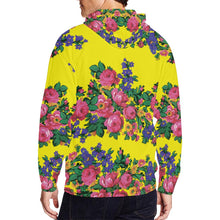 Load image into Gallery viewer, Kokum&#39;s Revenge-Yellow All Over Print Full Zip Hoodie for Men (Model H14) All Over Print Full Zip Hoodie for Men (H14) e-joyer 
