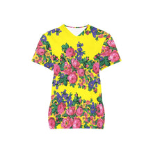 Load image into Gallery viewer, Kokum&#39;s Revenge Yellow All Over Print Scrub Top Scrub Top e-joyer 
