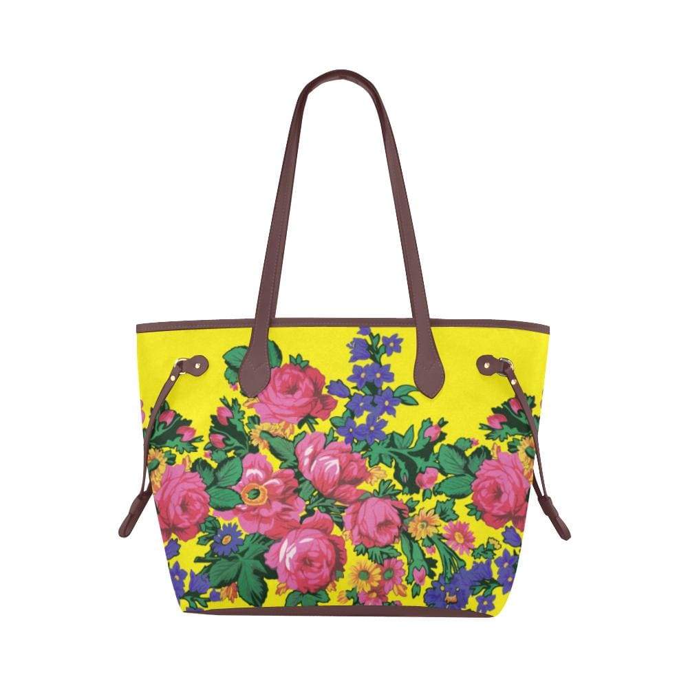 Kokum's Revenge Yellow Clover Canvas Tote – Tote Bag by 49 Dzine