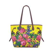 Load image into Gallery viewer, Kokum&#39;s Revenge-Yellow Clover Canvas Tote Bag (Model 1661) Clover Canvas Tote Bag (1661) e-joyer 
