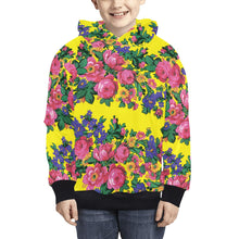 Load image into Gallery viewer, Kokum&#39;s Revenge Yellow Kids&#39; All Over Print Hoodie (Model H38) Kids&#39; AOP Hoodie (H38) e-joyer 
