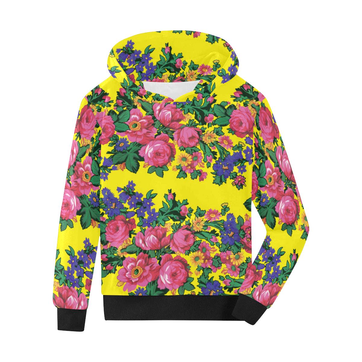 Kokum's Revenge Yellow Kids' All Over Print Hoodie (Model H38) Kids' AOP Hoodie (H38) e-joyer 