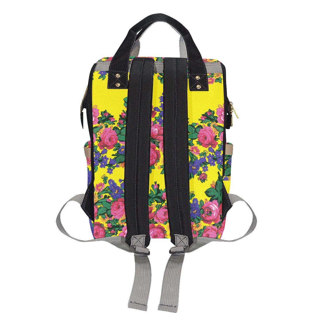 Kokum's Revenge-Yellow Multi-Function Diaper Backpack (Model 1688) Diaper Backpack (1688) e-joyer 