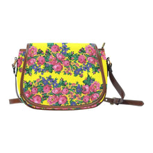 Load image into Gallery viewer, Kokum&#39;s Revenge-Yellow Saddle Bag/Large (Model 1649) Saddle Bag/Large e-joyer 
