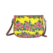 Load image into Gallery viewer, Kokum&#39;s Revenge-Yellow Saddle Bag/Large (Model 1649) Saddle Bag/Large e-joyer 
