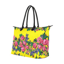 Load image into Gallery viewer, Kokum&#39;s Revenge Yellow Single-Shoulder Lady Handbag (Model 1714) bag e-joyer 
