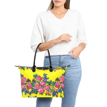 Load image into Gallery viewer, Kokum&#39;s Revenge Yellow Single-Shoulder Lady Handbag (Model 1714) bag e-joyer 
