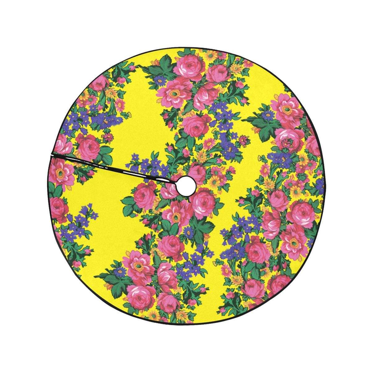 Kokum's Revenge Yellow Tree Skirt by 49 Dzine