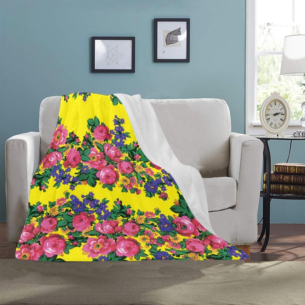 Kokum's Revenge Yellow Ultra-Soft Micro Fleece Blanket 40"x50" Ultra-Soft Blanket 40''x50'' e-joyer 