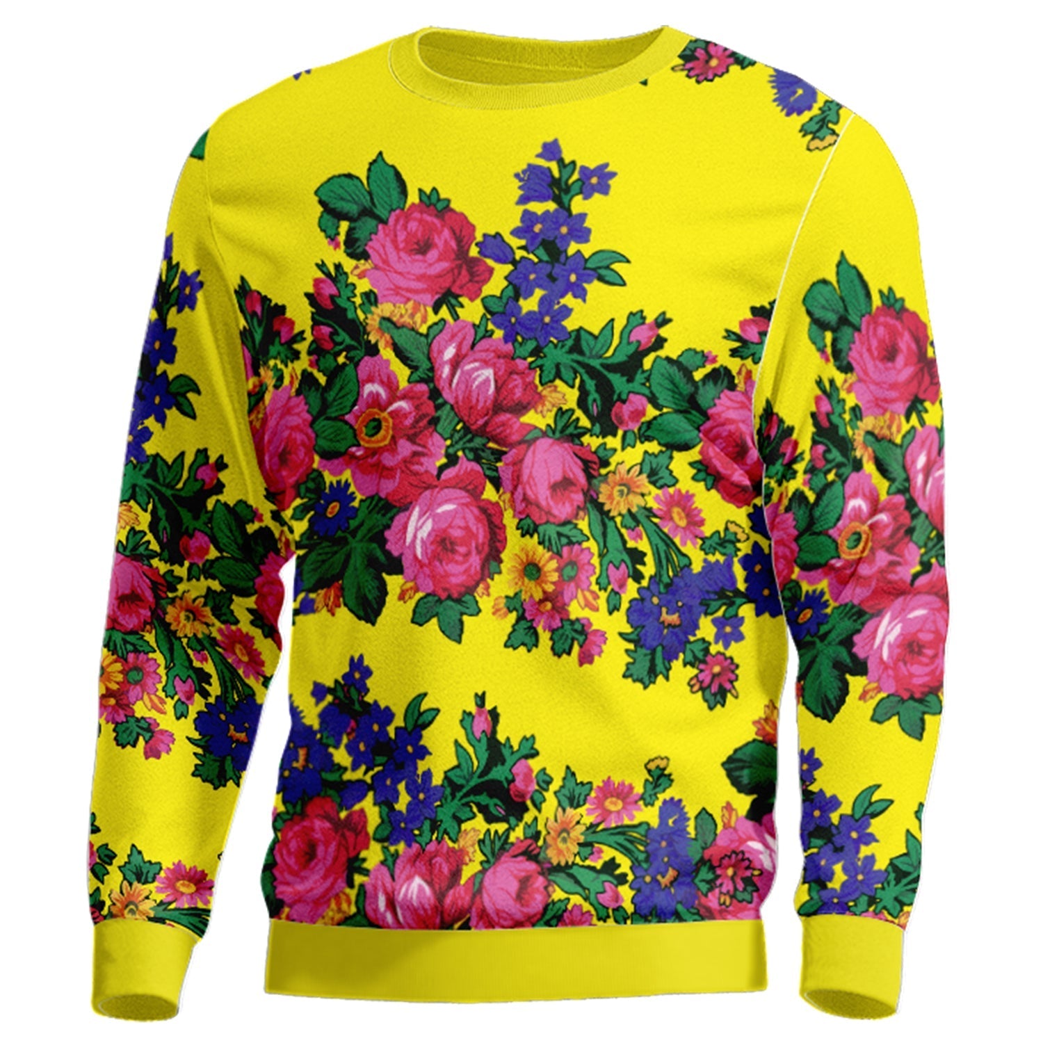 Kokum's Revenge Yellow Unisex Crewneck Long Sleeve Top Herman 