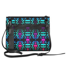 Load image into Gallery viewer, Lake Fire and Sky Slim Clutch Bag (Model 1668) Slim Clutch Bags (1668) e-joyer 
