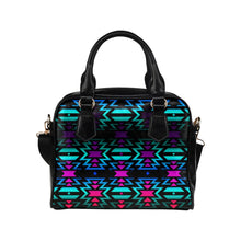 Load image into Gallery viewer, Lake Fire and Turquoise Shoulder Handbag (Model 1634) Shoulder Handbags (1634) e-joyer 
