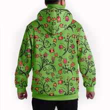 Load image into Gallery viewer, Light Green Yellow Star Hoodie with Face Cover 49 Dzine 
