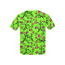 Load image into Gallery viewer, LightGreen Yellow Star Kids&#39; All Over Print T-shirt (USA Size) (Model T40) tshirt e-joyer 
