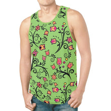 Load image into Gallery viewer, LightGreen Yellow Star New All Over Print Tank Top for Men (Model T46) New All Over Print Tank Top for Men (T46) e-joyer 
